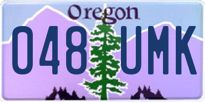 OR license plate 048UMK