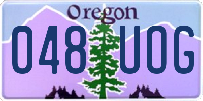 OR license plate 048UOG