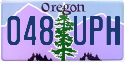 OR license plate 048UPH