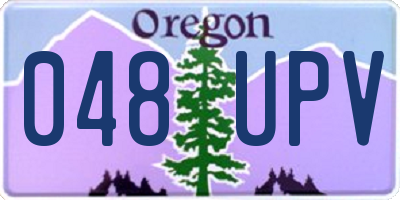 OR license plate 048UPV