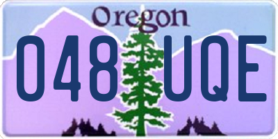 OR license plate 048UQE