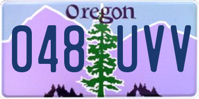 OR license plate 048UVV