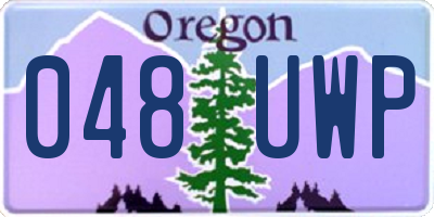 OR license plate 048UWP