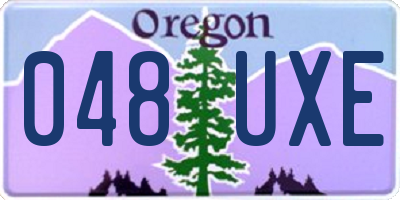 OR license plate 048UXE