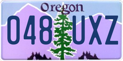 OR license plate 048UXZ