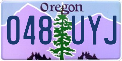 OR license plate 048UYJ