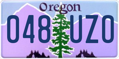 OR license plate 048UZO
