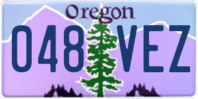 OR license plate 048VEZ