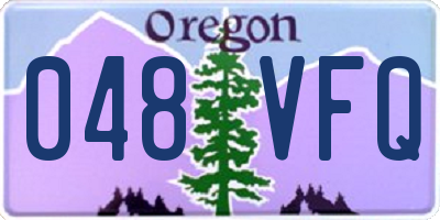 OR license plate 048VFQ