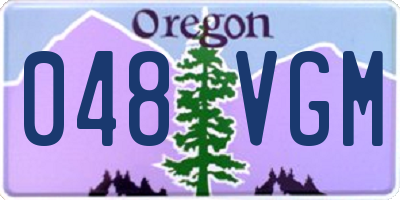 OR license plate 048VGM