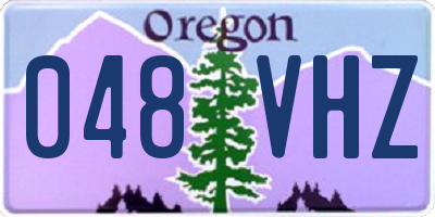 OR license plate 048VHZ