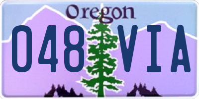 OR license plate 048VIA