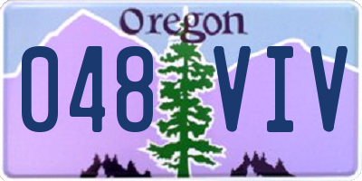 OR license plate 048VIV