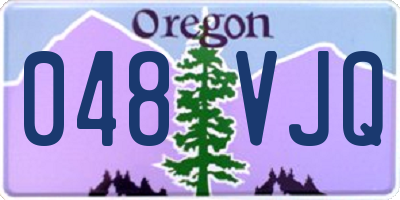 OR license plate 048VJQ
