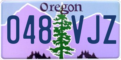 OR license plate 048VJZ