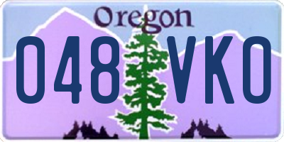 OR license plate 048VKO