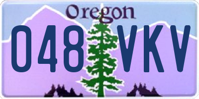 OR license plate 048VKV