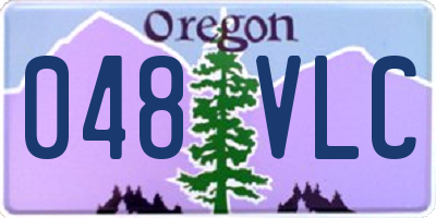 OR license plate 048VLC