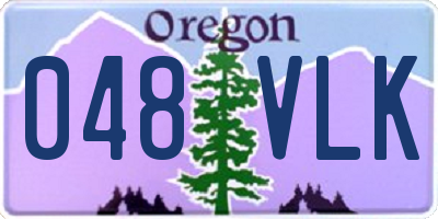 OR license plate 048VLK