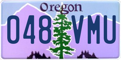 OR license plate 048VMU
