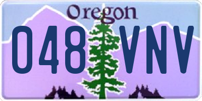 OR license plate 048VNV