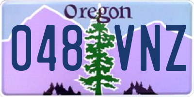 OR license plate 048VNZ