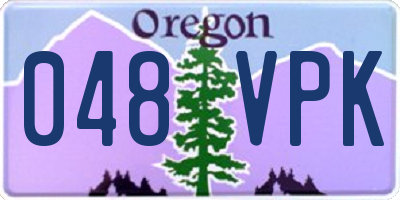 OR license plate 048VPK