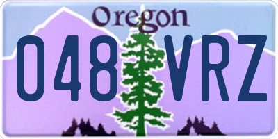 OR license plate 048VRZ