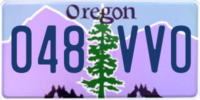 OR license plate 048VVO