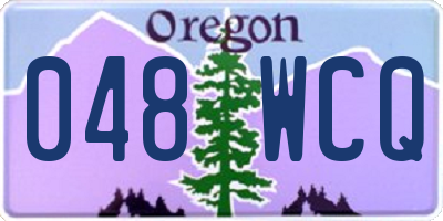 OR license plate 048WCQ