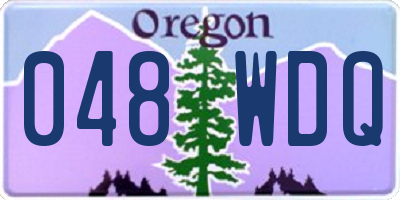 OR license plate 048WDQ