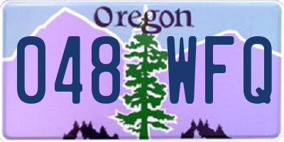 OR license plate 048WFQ