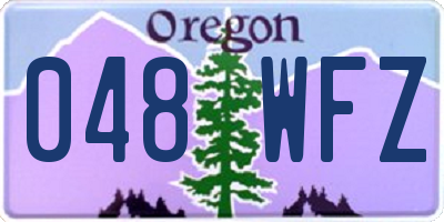 OR license plate 048WFZ
