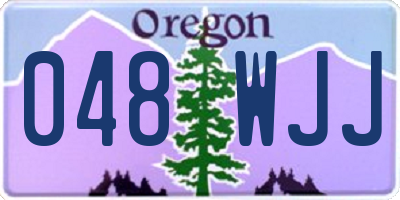 OR license plate 048WJJ