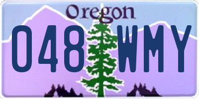OR license plate 048WMY