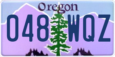 OR license plate 048WQZ