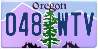 OR license plate 048WTV