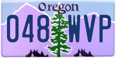 OR license plate 048WVP