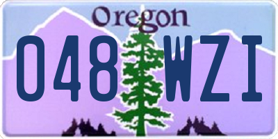 OR license plate 048WZI