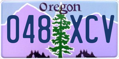 OR license plate 048XCV