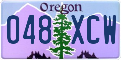 OR license plate 048XCW
