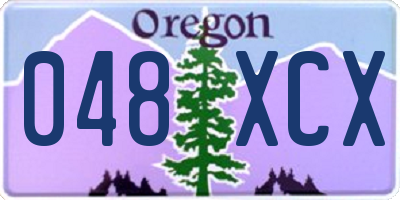 OR license plate 048XCX