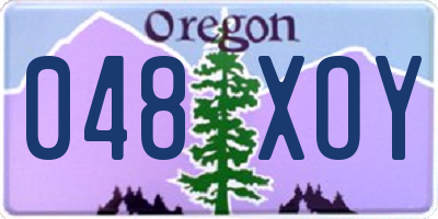OR license plate 048XOY