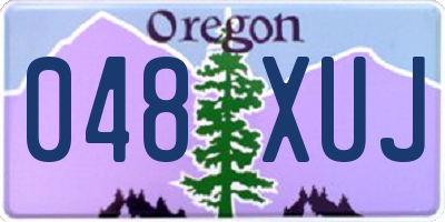 OR license plate 048XUJ