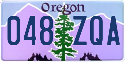 OR license plate 048ZQA