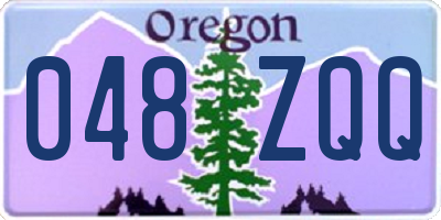 OR license plate 048ZQQ
