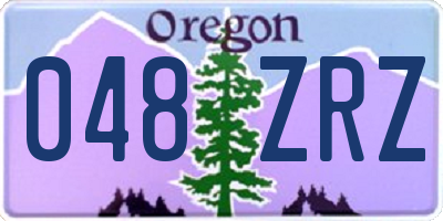 OR license plate 048ZRZ
