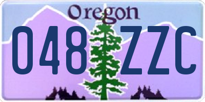 OR license plate 048ZZC