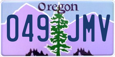 OR license plate 049JMV