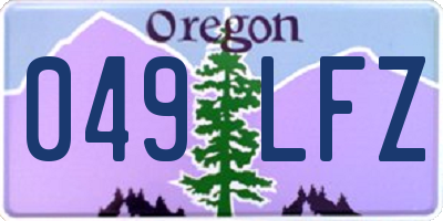 OR license plate 049LFZ
